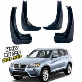 Бризковики для BMW X3 F25 2011-2017   Бризковики для BMW X3 F25 2011-2017